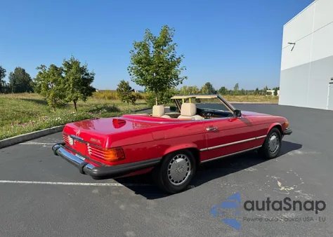 1987 Mercedes-Benz 560 Sl из США, поврежденный, VIN WDBBA48D3HA064333